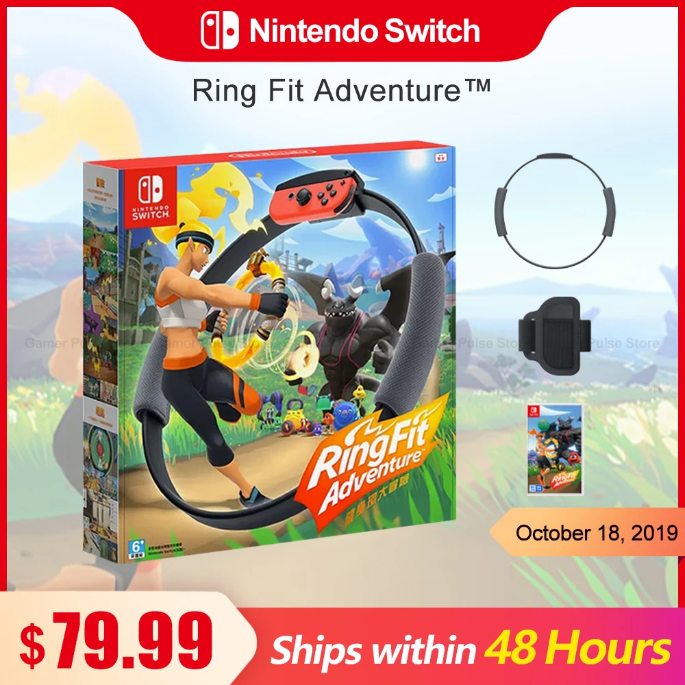 Ring Fit Adventure Nintendo Switch Game Deals 100% Official Original Physical Game Card Sports Genre for Switch Game Console