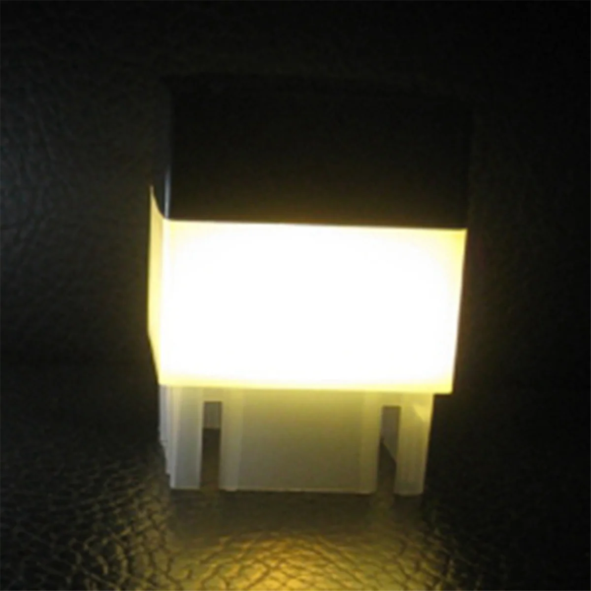 A71P LED ضوء العمود الشمسي تعمل بالطاقة الشمسية عمود مصباح في الهواء الطلق بوابة السياج آخر مصباح لحديقة فناء (الضوء الدافئ) #3