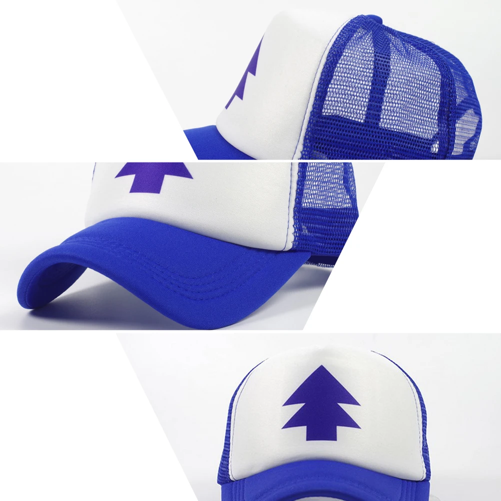 

Pattern Baseball Cap Lightweight Sun Hat For Beach Vacation Outdoor Sports Adults Unisex Blue