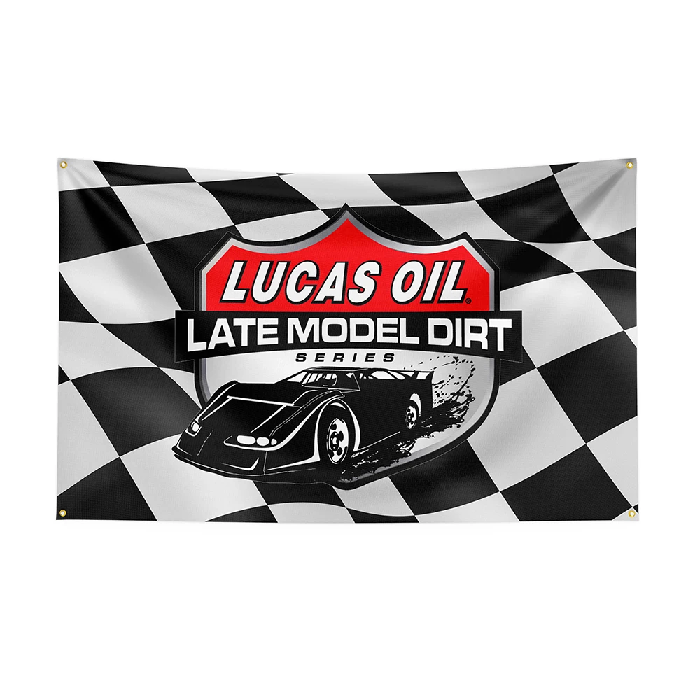 

3x5Ft Lucas Flag Polyester Printed Racing Car Banner For Decor