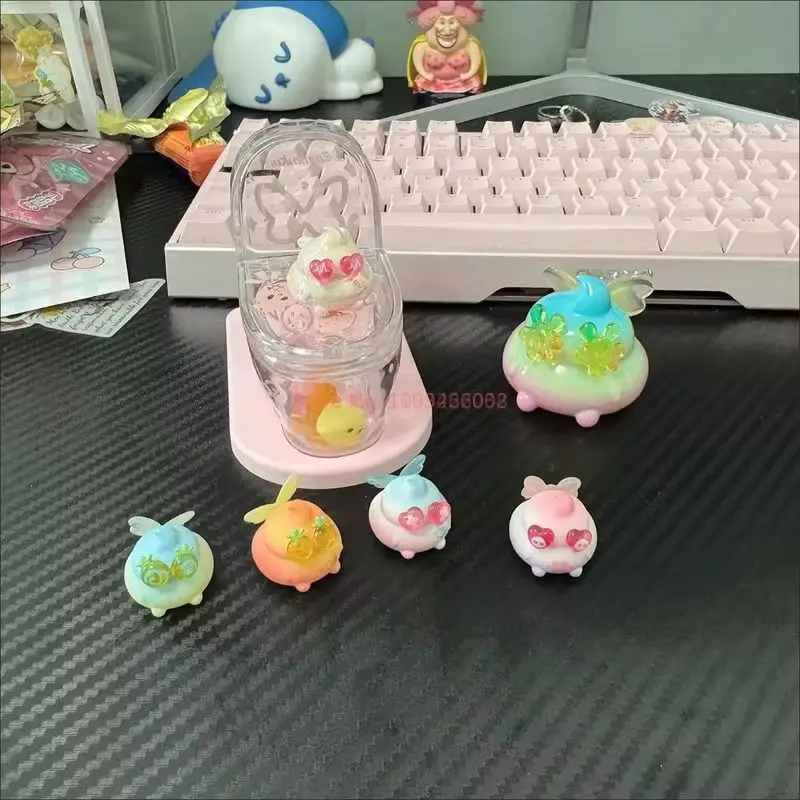 미니 Emmmku 4 세대 엘프 시리즈 유행 손으로 만든 귀여운 인형 블라인드 박스 세트 데스크탑 장식 크리 에이 티브 소장 장난감 선물