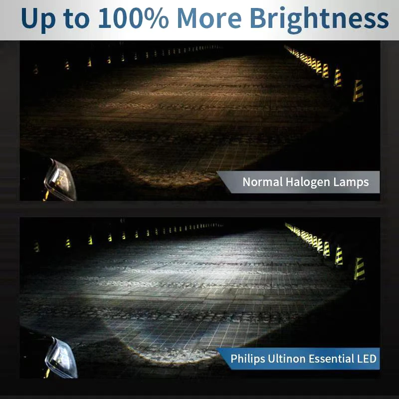 Philips LED H1 H3 H4 H7 H11 Ultinon Pro3101 12V/24V 6000K Bright White HB3 9005 HB4 9006 HIR2 9012 Auto Headlight LED Lamps - view 3