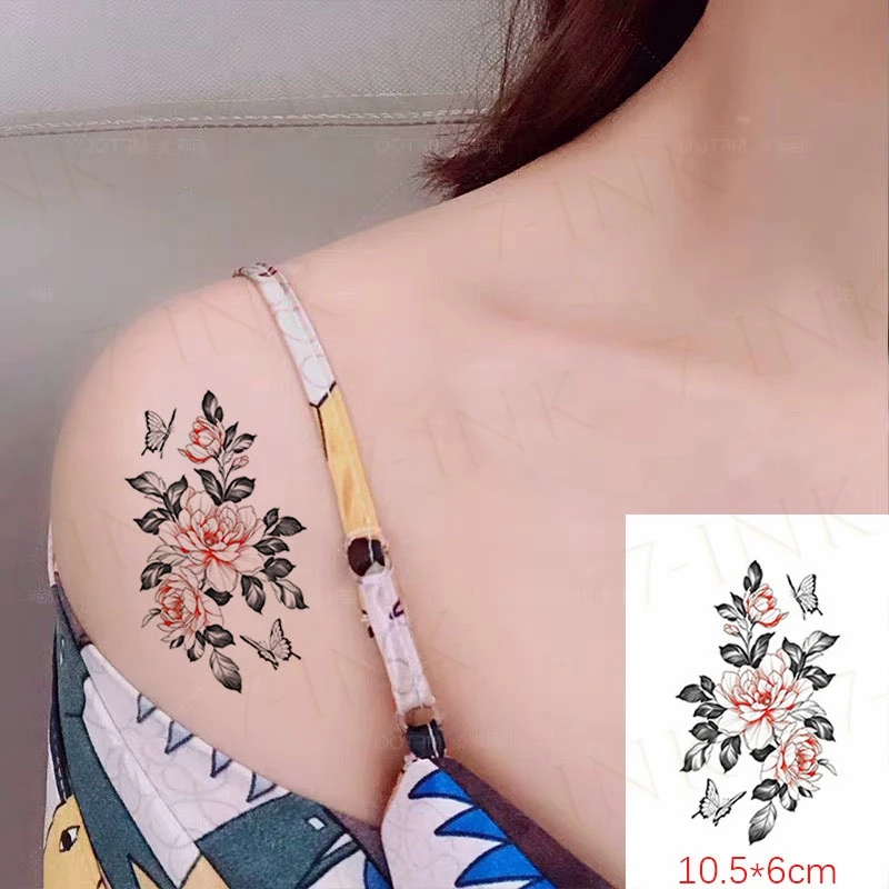 Waterproof Temporary Tattoo Sticker Cartoon Fantasy Sky Pink Moon Planet Tatto Water Transfer Flash Fake Tatoo for Men Women