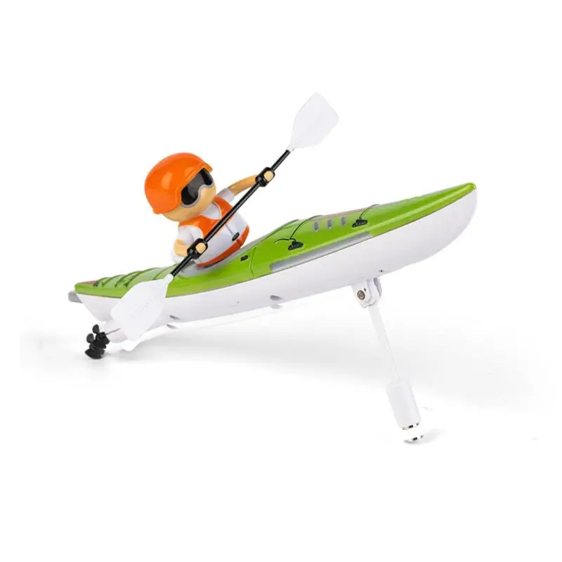 Kayak de remo de Control remoto colorido para niños, bote de equilibrio de conducción de modo Dual, impermeable, competición, regalo para niños