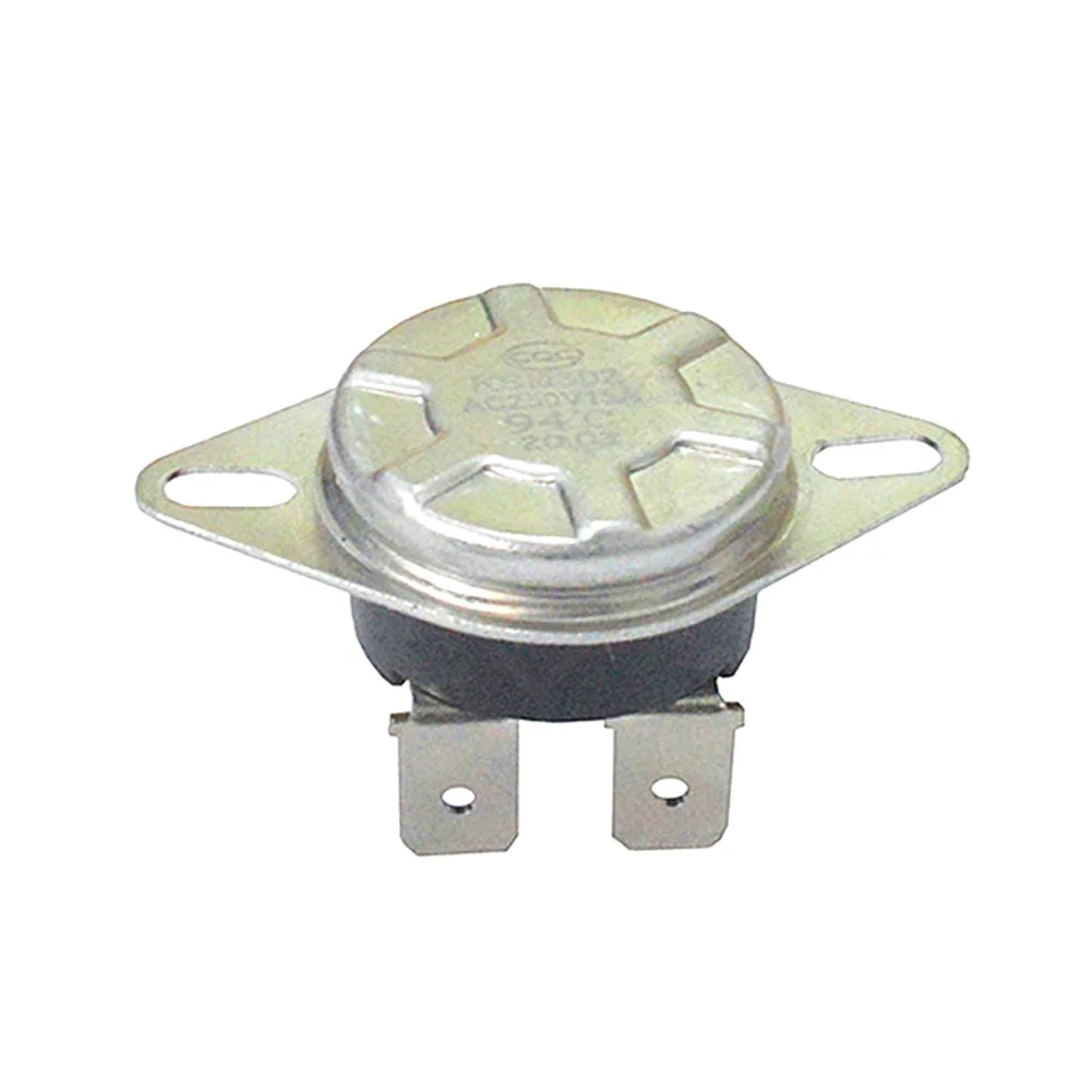 Bimetal Temperature Switch Control Sensor KSD302 Temperature Switch Control 94℃ Rated Thermostat AC 15A 250V Thermostat Sensor