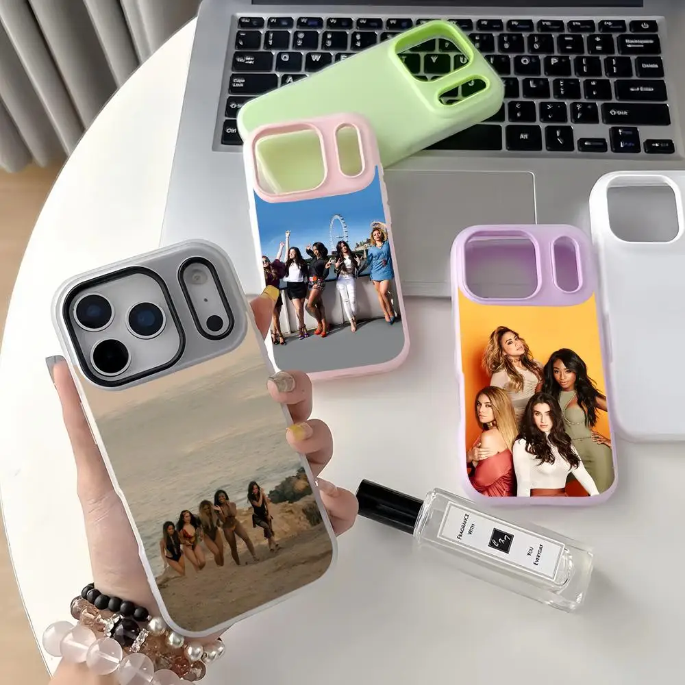 F-Fifth Harmony Phone Case Jelly Dual-Layer Shockproof Phone Case for iPhone 17 16 15 14 13 12ProMax