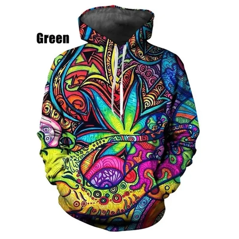 3D Printing Psychedelic Artwork Hoodies For Men Fashion Trippy Pullover Sweatshirt Hoodies Men Plus Size Hoodies Tops