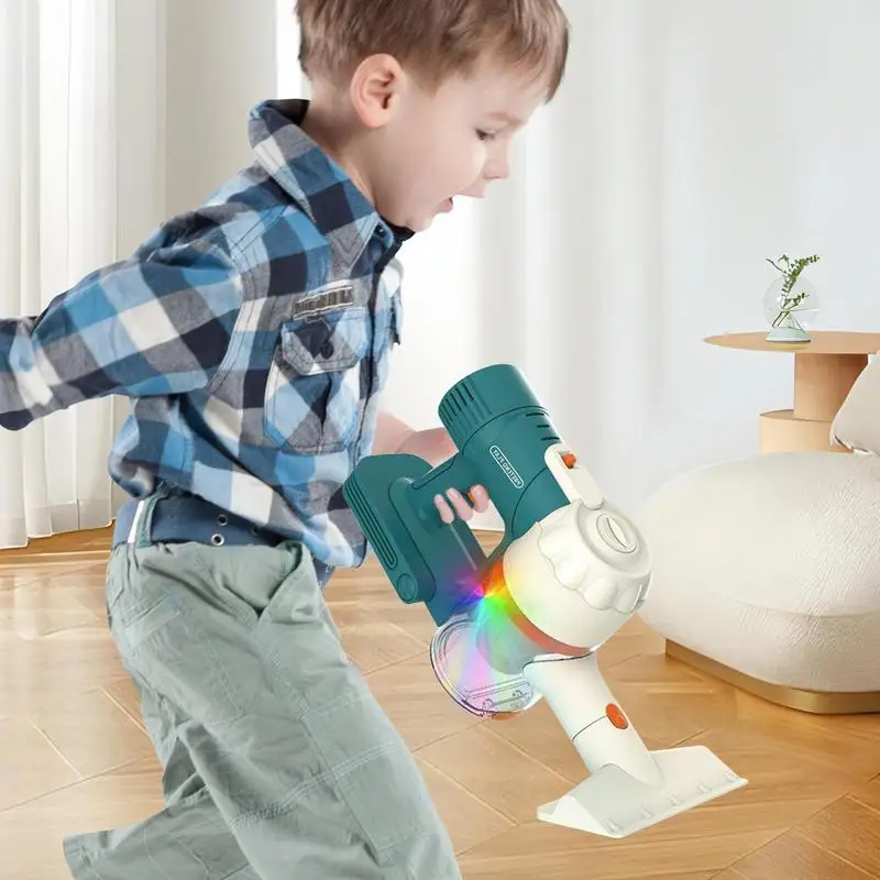 Kids Vacuum Cleaner Toy Pretend Play Vacuum Cleaning Toy Fun Parent-Child Interactive Sweeping Toy With Music And Lights For