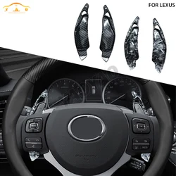 ABS Carbon Fiber Steering Wheel Paddle Shift Gear DSG Extend Sticker For Lexus IS250 300 350 350C 2006-2012 Interior Accessories