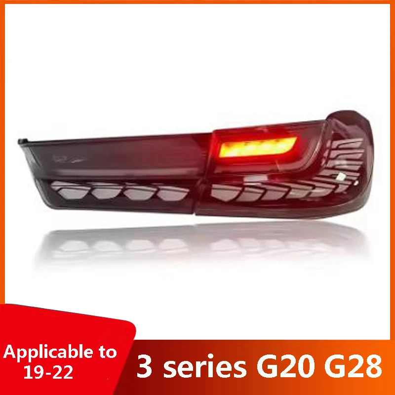 Applicable19-22Bmw3DepartmentG20 G28Rear Light Assembly Modified to Three SeriesLEDDragon Scale Streamer Transforms into Sunligh