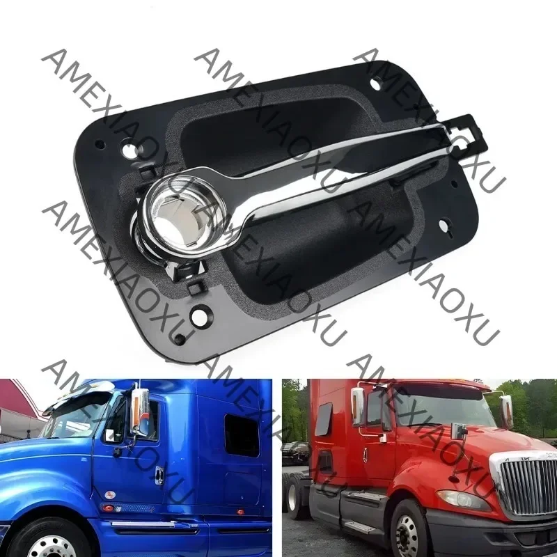 Exterior Door Handles For International Prostar 08-12 Chrome Black 2594003C1 2594006C1 Truck Handles 16915575 7605106