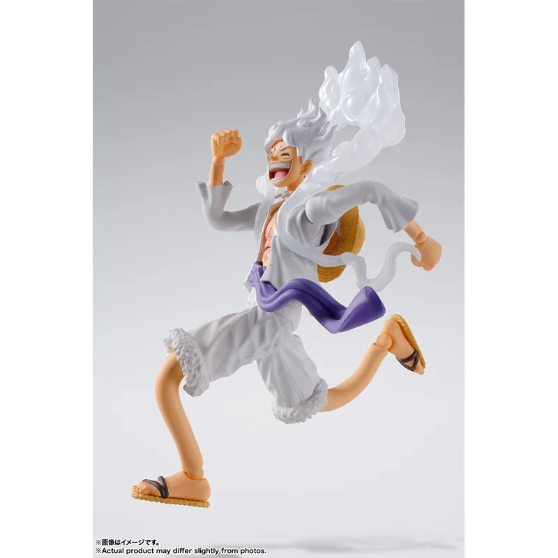 Bandai S.H.Figuarts SHF Nika Luffy Monkey.D.Luffy Gear5 One Piece 16Cm Anime Original Action Figure Model Toy Gift Collection