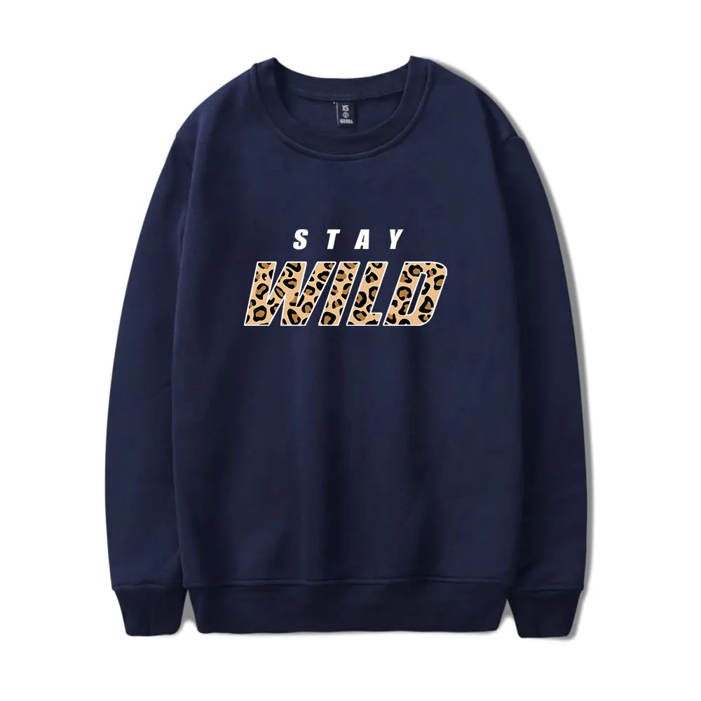 Ben Azelart Stay Wild Vintage 90s Merch Sweatshirt Men Women Unisex Sports Pullover Harajuku Sweatshirt Fashion Pullover