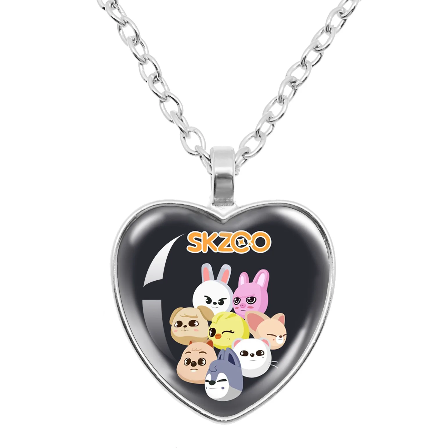 

NEW Star Surrounding STRAY KIDS Necklace Time Gem DOMIN Heart Pendant SKZOO Felix Han Lee Know Fan Gift Birthday Gift