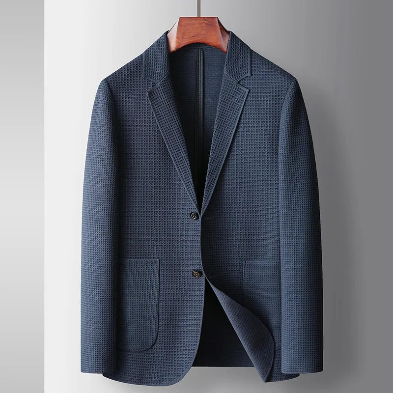 Fato de protetor solar casual fino masculino, jaqueta elástica pequena, terno único oeste, primavera e verão, SS6488-Suit