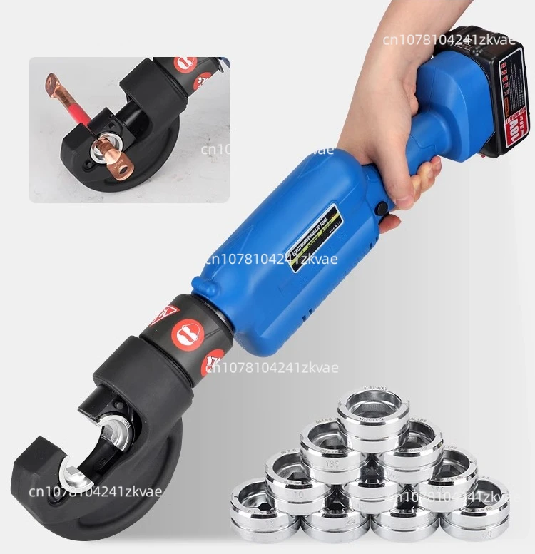 EA-300H/300/400 Rechargeable Electric Hydraulic Pliers 18V/4.0Ah Lithium Battery Copper Aluminum Terminal Cable Crimping Pliers