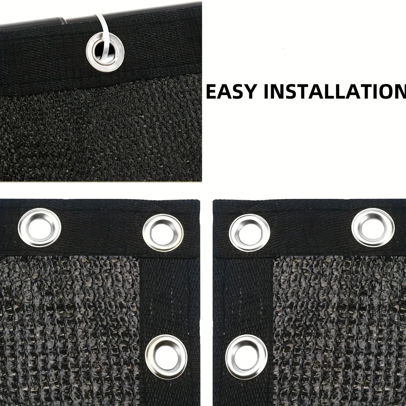 5ftx50ft سياج شاشة الخصوصية شبكة الخصوصية الثقيلة 185 GSM الزجاج الأمامي والغبار النسيج شاشة الخصوصية تغطي شبكة المبارزة #3