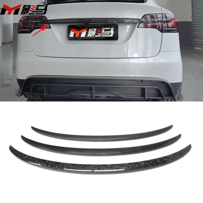 

Dry Carbon Car Rear Spoiler spoiler Wing For Tesla Model 3 Y Real Carbon Fiber Spoiler