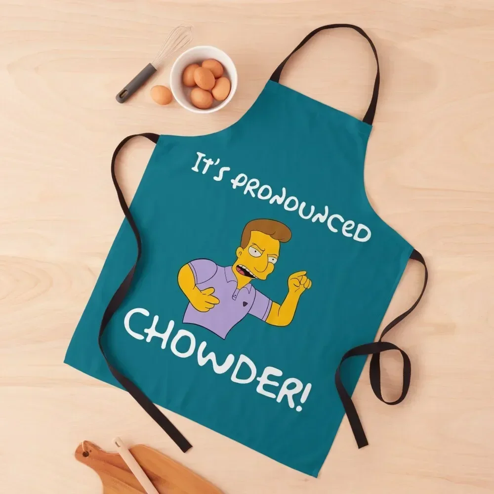 

CHOWDER! Apron Kitchen Chef Uniform Woman Dress barber men Apron