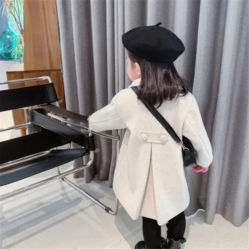 Girls Coat Kids Thicken Warm Winter Autumn Kids Cotton Outwear Toddler Girl Jacket Korean 5 6 Years Children Clothes