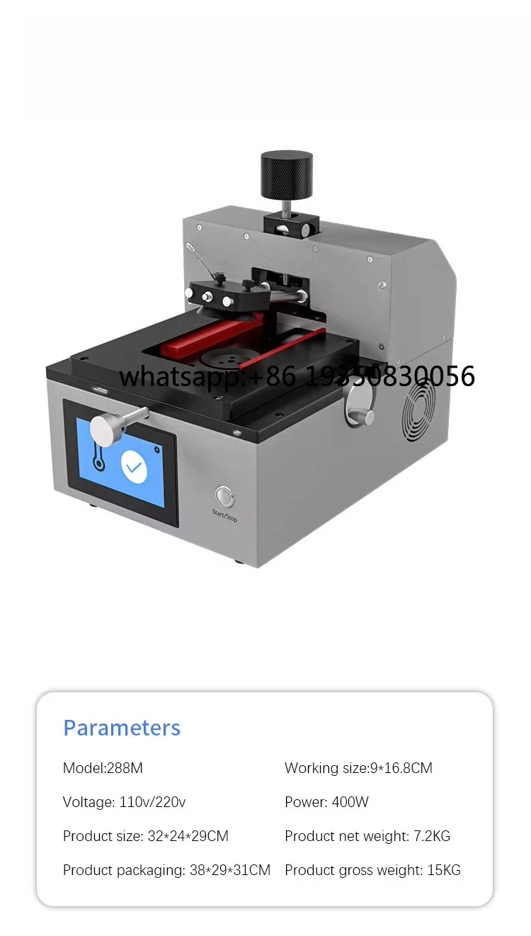 TBK 288M Manual LCD Screen Separator Machine for  6-15 Pro Max Intelligent Alignment Heating Separating Screen Machine