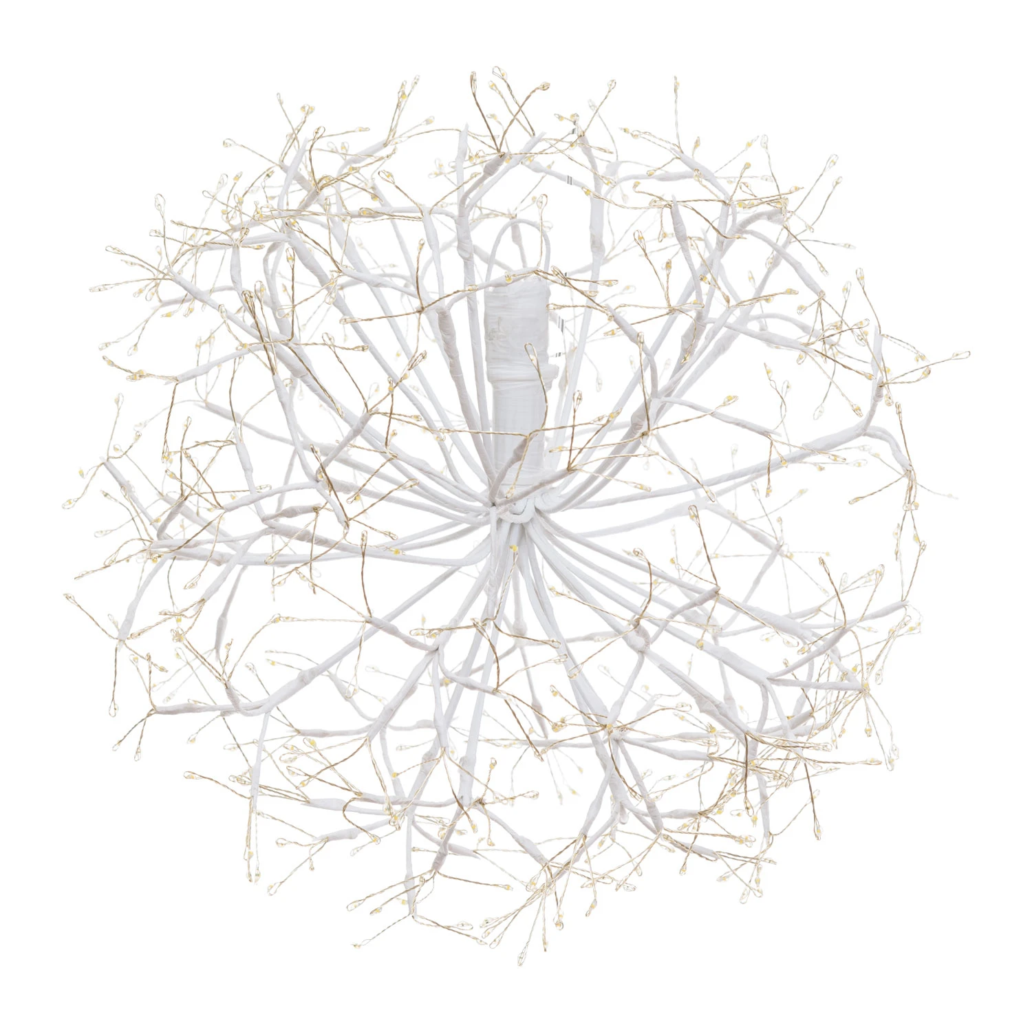 192LED Hanging Dandelion LED Light Outdoor Golden LED Firework Fairy Light Copper Wire Starburst String Light