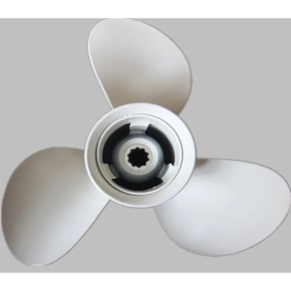 

Boat Engine Aluminum Propeller 9 7/8x10 1/2-F For Yamaha 20HP 25HP 30HP Outboard Motors 664-45945-00-EL 9 7/8 x 10 1/2 F