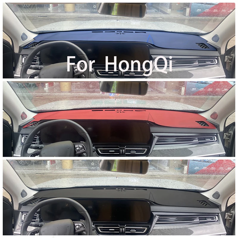 

For HONGQI HS3,HS5,HS7,Sun protection pad for central control dashboard, anti-aging protective pad for car dashboard