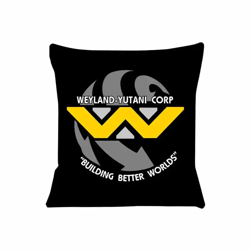 Cushion Cover for Sofa Weyland Yutani Corp Pillow Case Cover Seat Car Throw Pillowcase 45X45cm For Home Decorative SJ-592