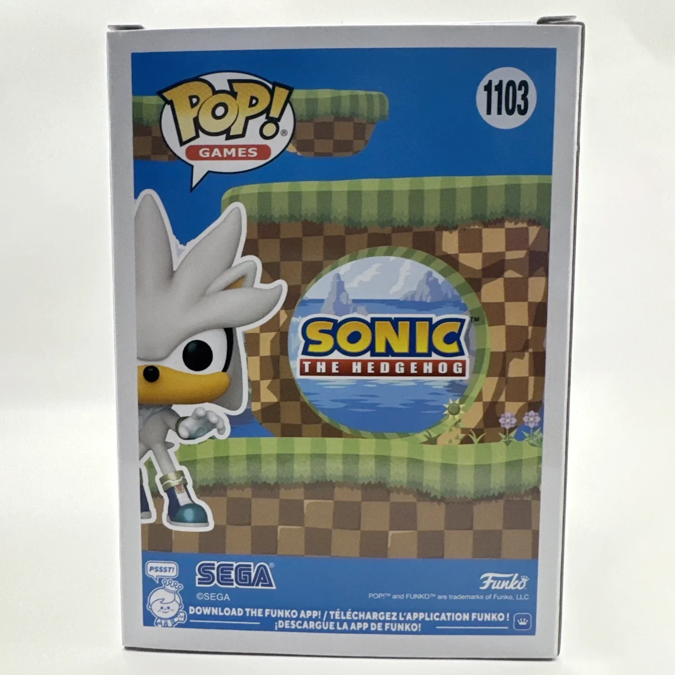 

Sonic The Hedgehog Pop! Silver (Diamond) 1103 Figures FUNKO 4.5inch Vinyl Figure Collectible Limited Edition Model Toy Doll