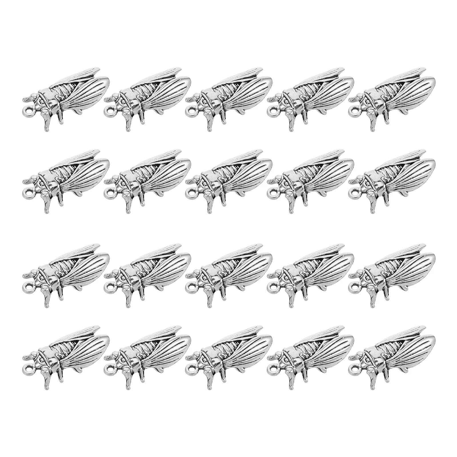 

20Pcs Vintage Insect Charms Silver Alloy Bug Pendants for DIY Jewelry Making Bracelets Necklaces Mini Bug Jewelry
