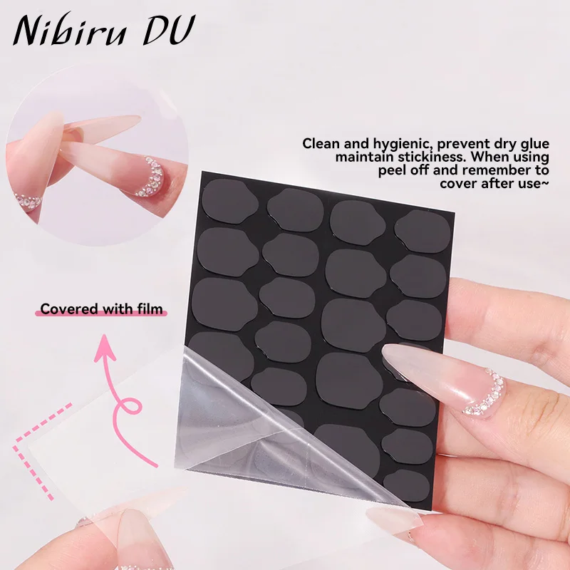 

Fake Nail Uv Jelly Glue Instant Nail Sticker Quanlity Details Coating Process Nail Art Tool Super Strong Viscosity Manicure Tool