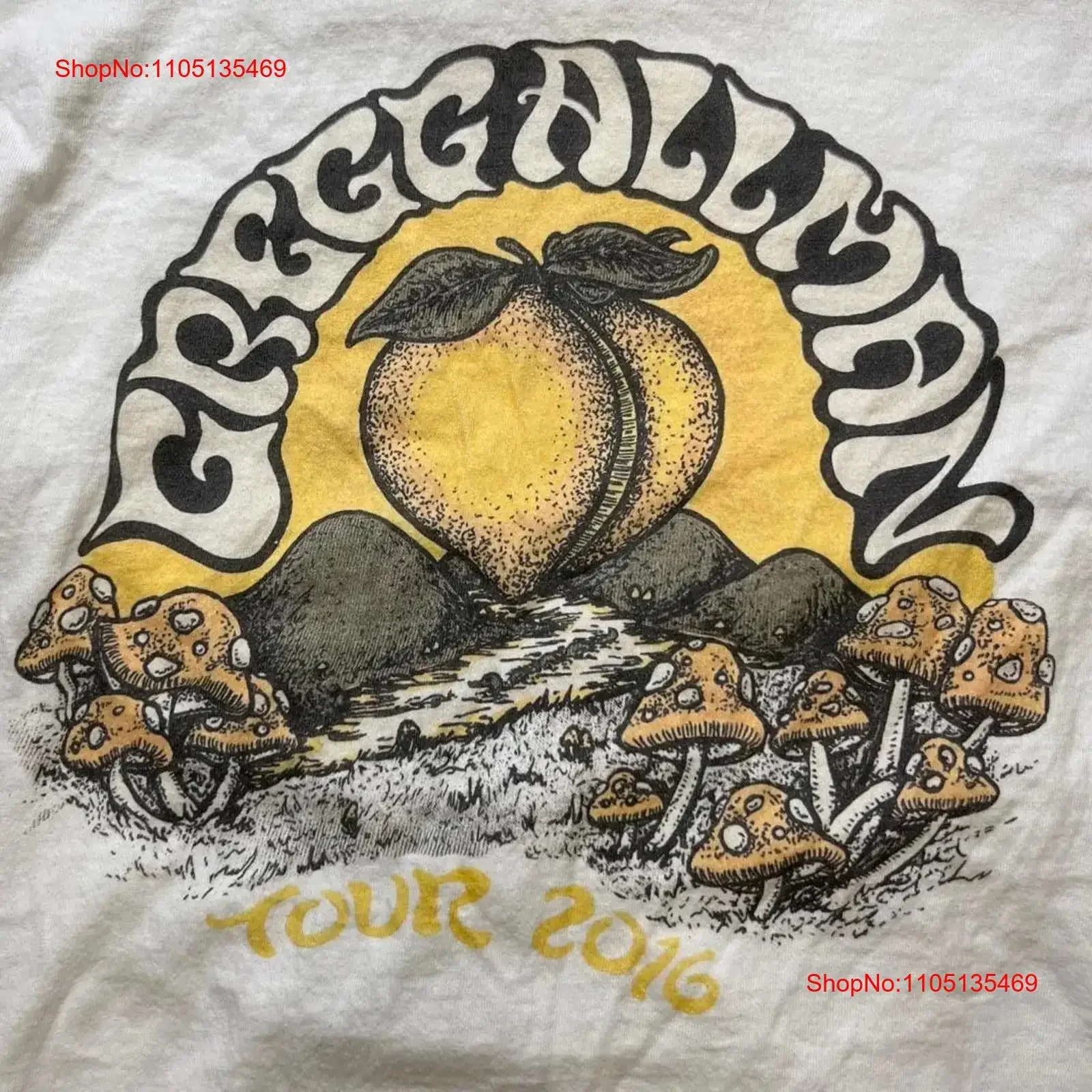 

Футболка Greg Allman Preowned Band, винтажная стираная дизайнерская одежда, растянутый уличный топ для повседневной носки, мягкая повседневная одежда