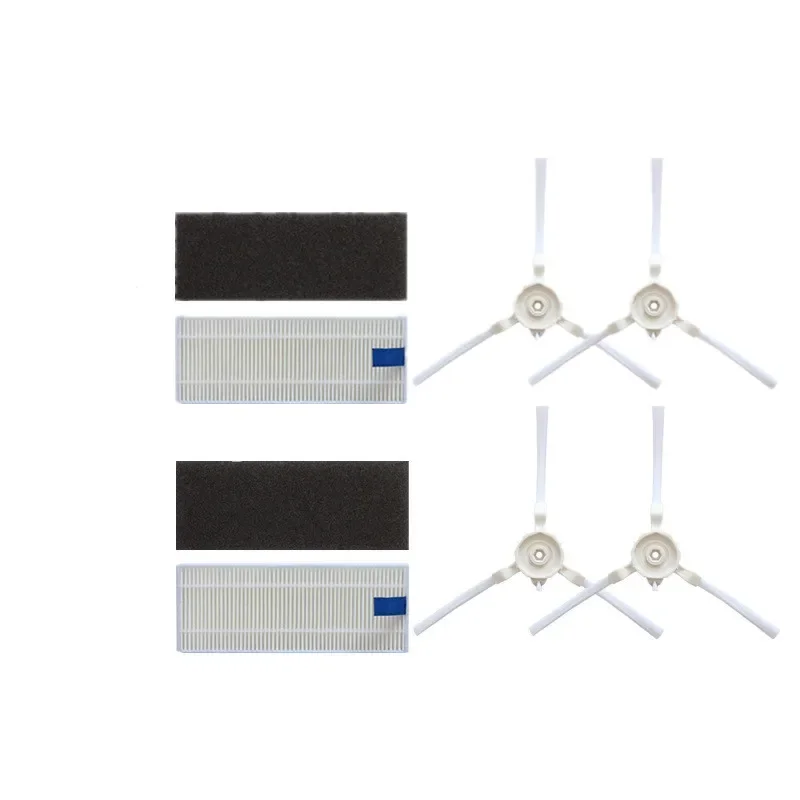 Compatibel met reserveonderdeel voor HEPA-filter en zijborstel voor robotstofzuiger Tefal Rowenta X-plorer-serie 20 40 50 75 RG7687 / RR7687WH