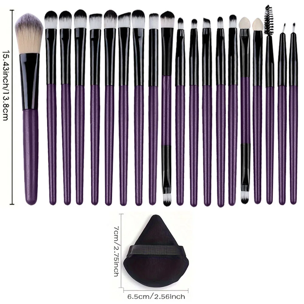 20-teiliges Make-up-Pinsel-Set für Lidschatten, Concealer, Foundation, Concealer-Mischpinsel, weich, flauschig, für Damen, Beauty-Tool, Make-up-Pinsel-Set – Detail 8