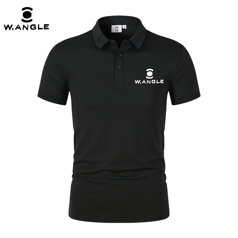 Men Breathable T-Shirt Business And Leisure POLO Shirt Summer New Fashion Short Sleeve Clothes Solid Color Comfortable Pullovers