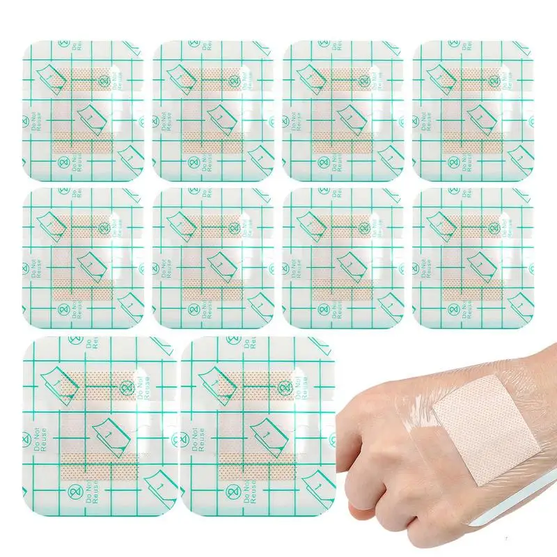 Wound Cover Patches Waterproof Wound Bandage Patches For Swimming Wound Bandage Adhesive Shield For Kid Adults Women Men