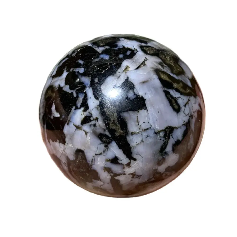 Natural Sphere Ball Crystal Indigo Gabbro Stone Quartz  Craft Reiki Gemstones Stone Minerals Healing Home Decoration