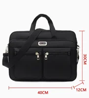 15.6 Inch Business Laptop Bag Oxford Cloth Multi‑Pocket Briefcase, Shoulder Messenger Handbag for Office Travel 3