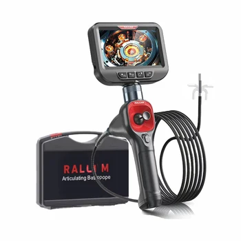 360 °   조이스틱 관절 내시경 6.2mm 4가지 방법 1m 2m 전선 IPS 자동차 эндоскоп 검사 카메라 6 조정 가능한 LED 조명