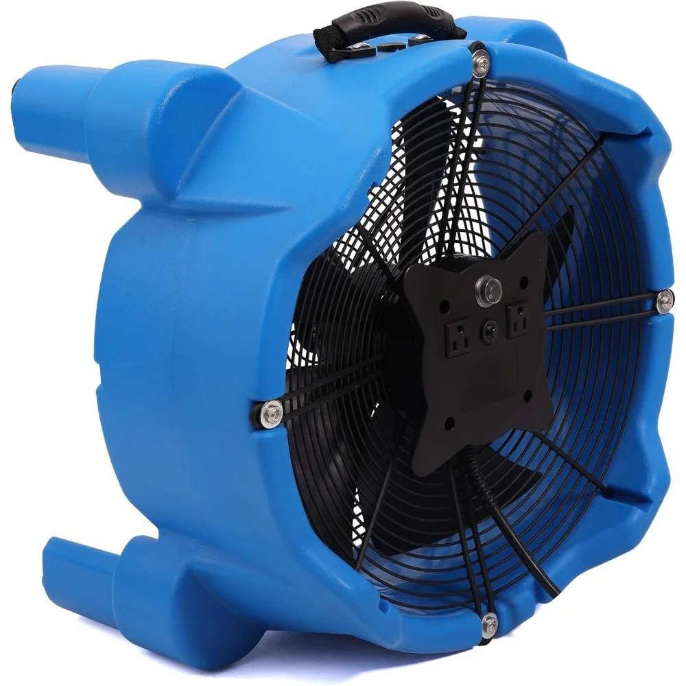 AM30DF Ventilatore assiale 1/4 HP 3000 CFM con motore dell'aria - Potente ventola di scarico verso il basso per l'essiccazione, raffreddamento e ventilazione