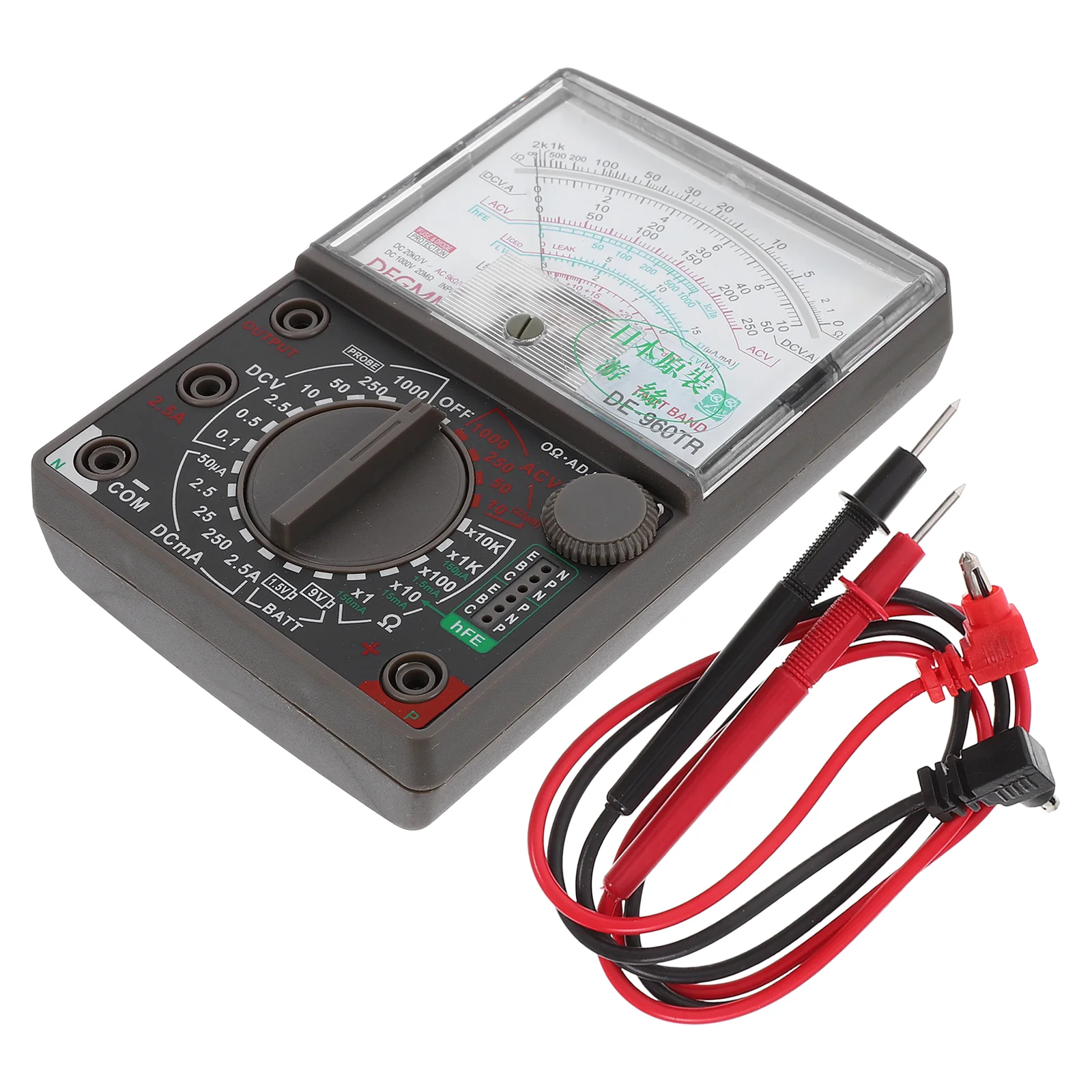 

Pointer Multimeter Accurate Voltage and Current Tester Multi-Function Portable voltage current resistance measuring meter for El