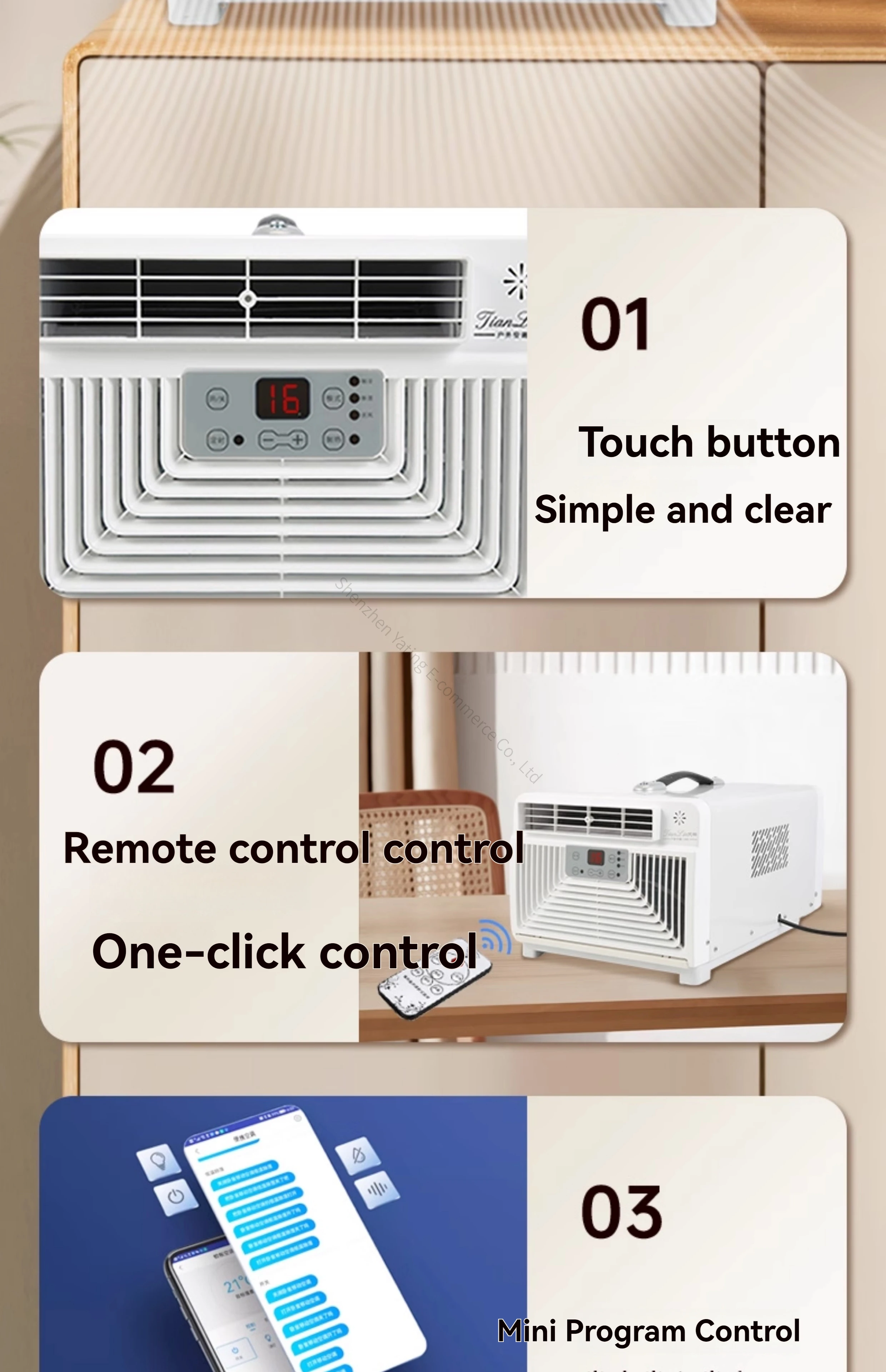 مكيف الهواء مبرد الهواء مروحة صغيرة مكيف الهواء المحمول لغرفة المنزل تبريد الهواء مكيف الهواء