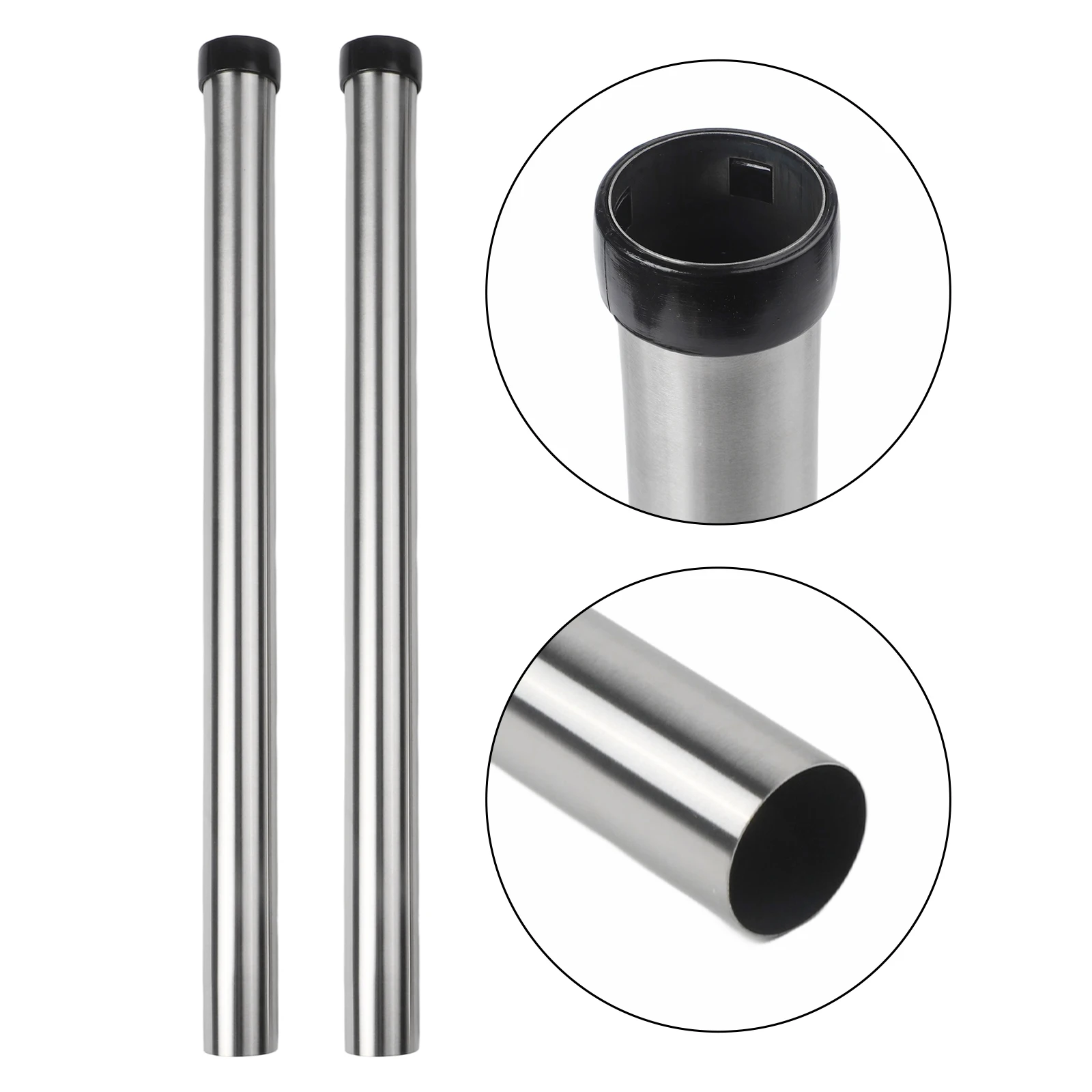 الفولاذ المقاوم للصدأ المعادن تمديد أنبوب تمديد قضيب حركة جهد أثناء التنظيف ل Karcher NT 25/1 Apall DN40 فراغ #1