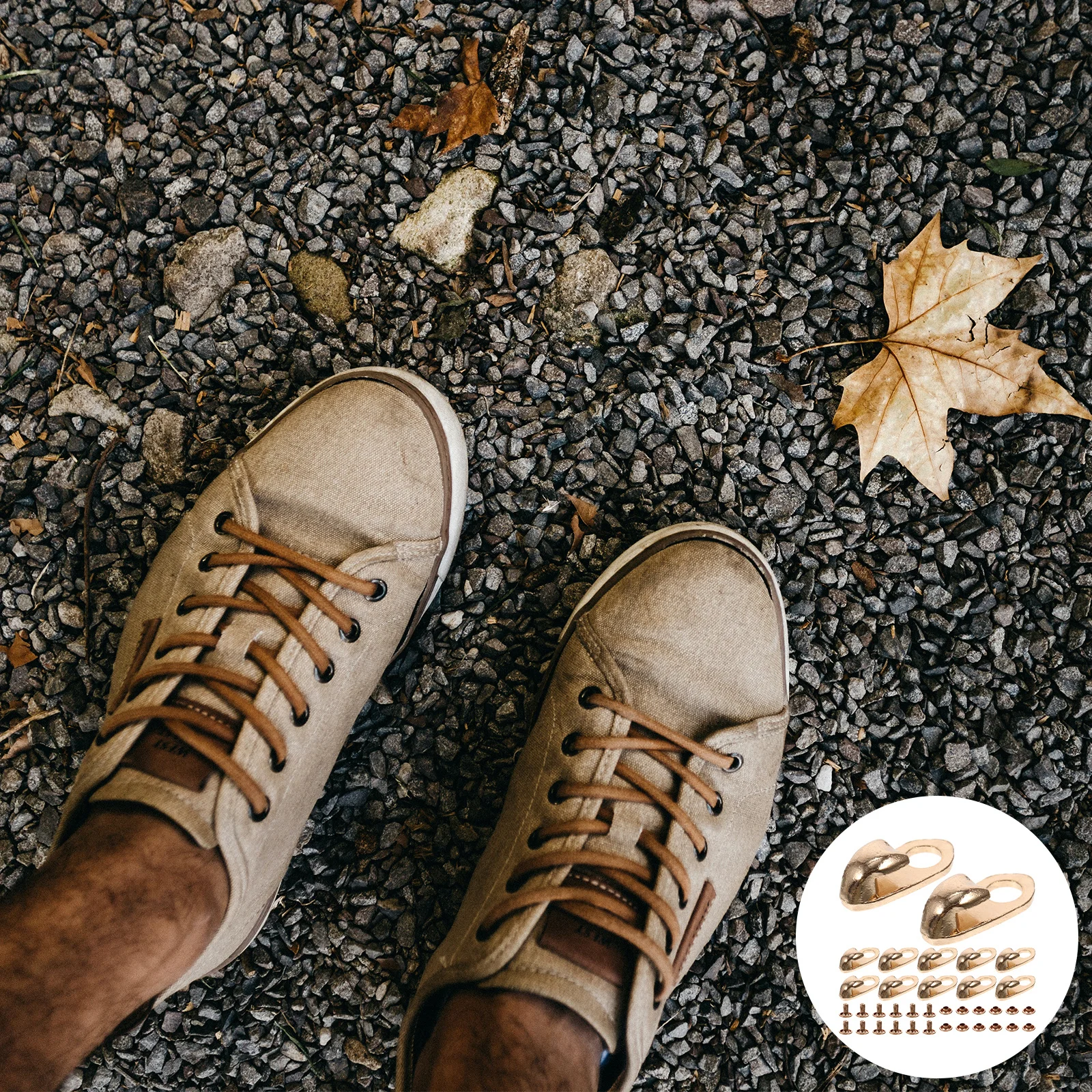 20 قطعة من مشابك الأحذية لإصلاح الأحذية بخطاف من الدانتيل ومستلزمات الأحذية بإبزيم مع خطافات من السبائك