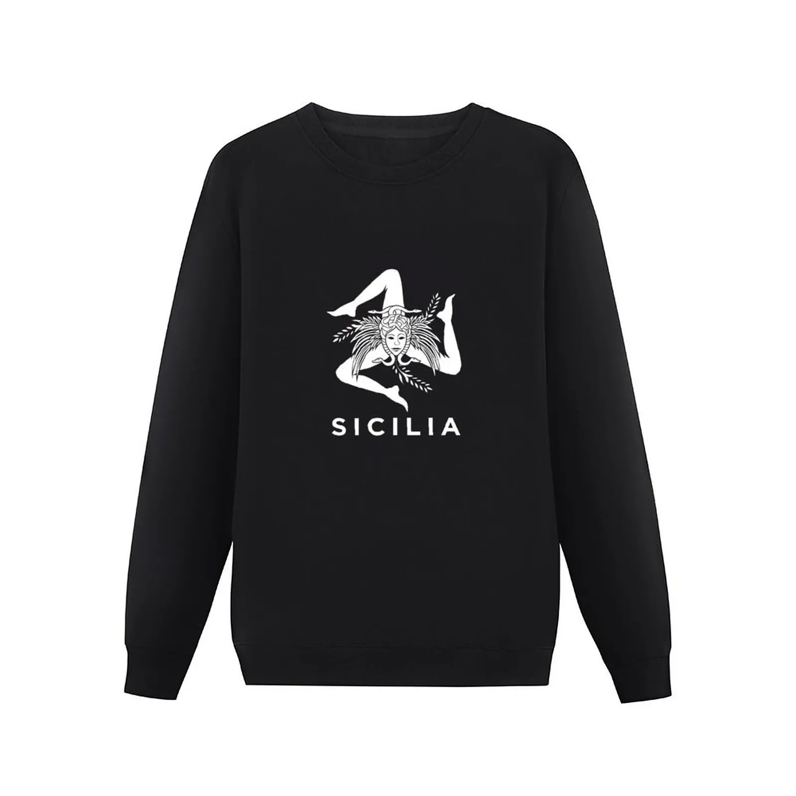 Sicilian Pride - Sicilia - Sicilian Flag Trinacria Pullover Hoodie male clothes tracksuit men korean style clothes sweatshirts