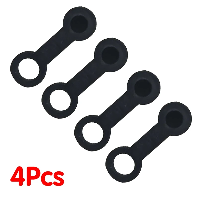 

4 PCS Automobile Brake Pump Rubber Dust Cover Bleed Nipple Screw Cap 8mm Motorcycle Brake Oil Drain Screw Cap Car Accessories