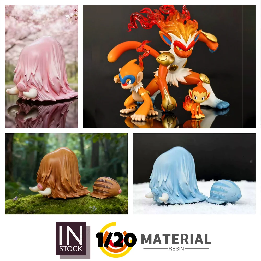 [In Stock]1/20 Resin Scale World [MOMENT] - Swinub & Piloswine Chimchar & Monferno & Infernape