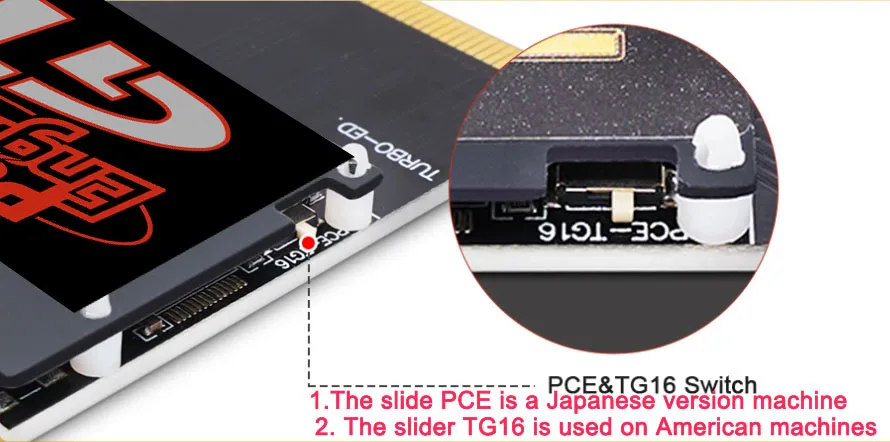 500 IN1 PCE محرك الكمبيوتر وحدة التحكم بطاقة الألعاب توربو أو RGBS بطاقة فيديو الداعم RGBS إشارة إخراج الصوت