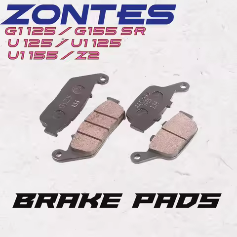 Suitable for Zontes G1 125 / G155 SR / U 125 / U1 125 / U1 155 / Z2 new motorcycle brake pads front and rear brake pads